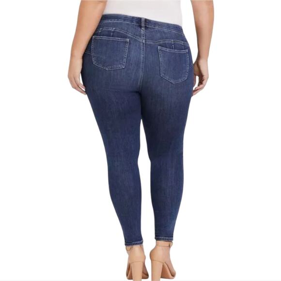 Torrid Bombshell Skinny Jean Super Soft‎ Stretch Medium Wash Plus Size 20 - Picture 2 of 11